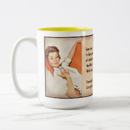 Horoscope: LEO (klassificering G) Två-Tonad Mugg