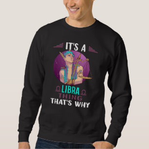 Horoscope Libra Astrology Zodiac-tecken Lång Ärmad Tröja