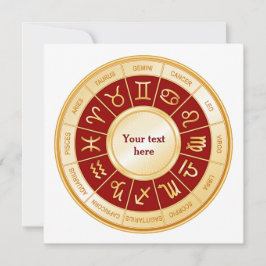 Horoscope Mandala Inbjudningar