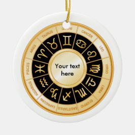 Horoscope Mandala Julgransprydnad Keramik