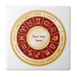 Horoscope Mandala Kakelplatta