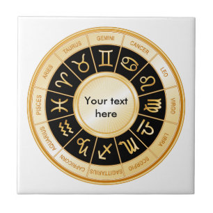 Horoscope Mandala Kakelplatta