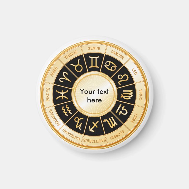 Horoscope Mandala Magnet (Framsidan)