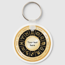 Horoscope Mandala Nyckelring