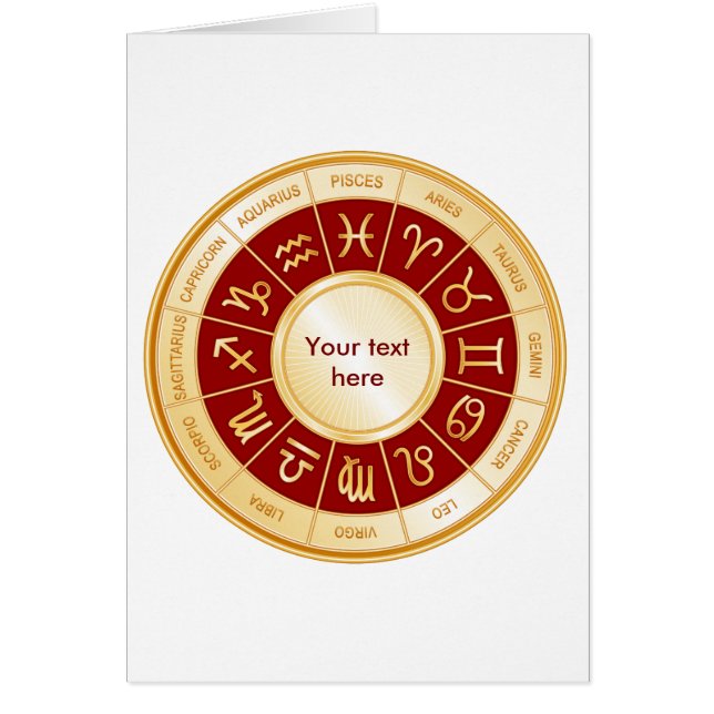 Horoscope Mandala OBS Kort (Framsidan)