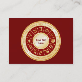 Horoscope Mandala Visitkort