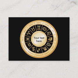 Horoscope Mandala Visitkort
