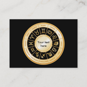 Horoscope Mandala Visitkort