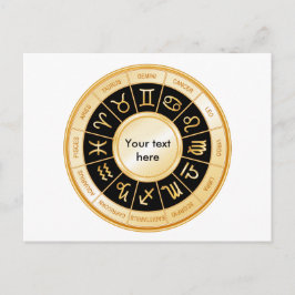 Horoscope Mandala Vykort