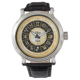 Horoscope Mandala Wrist Watch Armbandsur