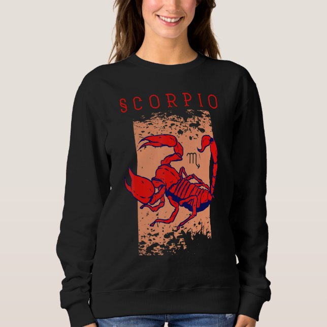 Horoscope Scorpio Zodiac Astrology Sign Constellat T Shirt (Framsida)