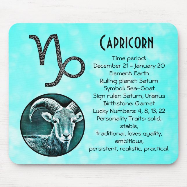 Horoscope Sign Capricorn Zodiac Traits Birthday Musmatta (Framsidan)