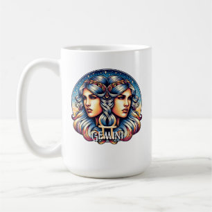 Horoscope Sign Gemini Twillingarnas astrologitec Kaffemugg