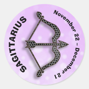 Horoscope Sign Sagittarius Astrology Runt Klistermärke