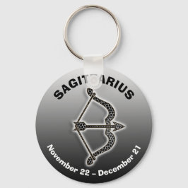 Horoscope Sign Sagittarius Nyckelring