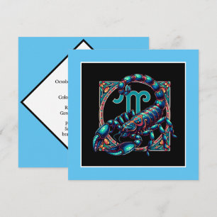 Horoscope Sign Scorpio Astrology Birthday Kort