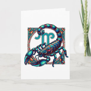 Horoscope Sign Scorpio Astrology Birthday Kort