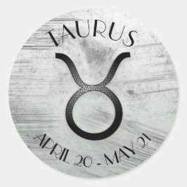 Horoscope Sign Taurus Zodiac Astrology Runt Klistermärke