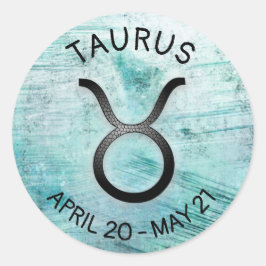 Horoscope Sign Taurus Zodiac Astrology Runt Klistermärke