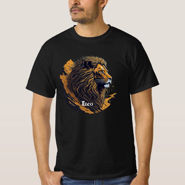 Horoscope-skylt Leo T Shirt (Framsida)