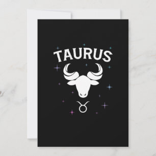 Horoscope Taurus Symbol Zodiac Sign Costume Inbjudningar
