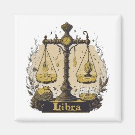 Horoscope-tecken Libra Magnet