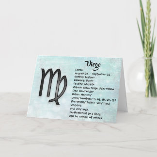 Horoscope Våg Birthday Kort