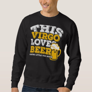 Horoscope Våg Zodiac Sign Kärlek Beer Lång Ärmad Tröja