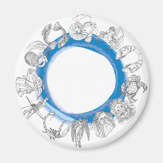 HOROSCOPE WHEEL MAGNETS MAGNET