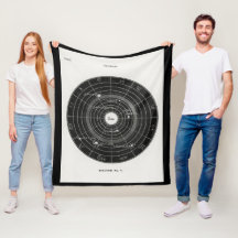 Horoscope, Zodiac, Astrology, Fleece Blanket