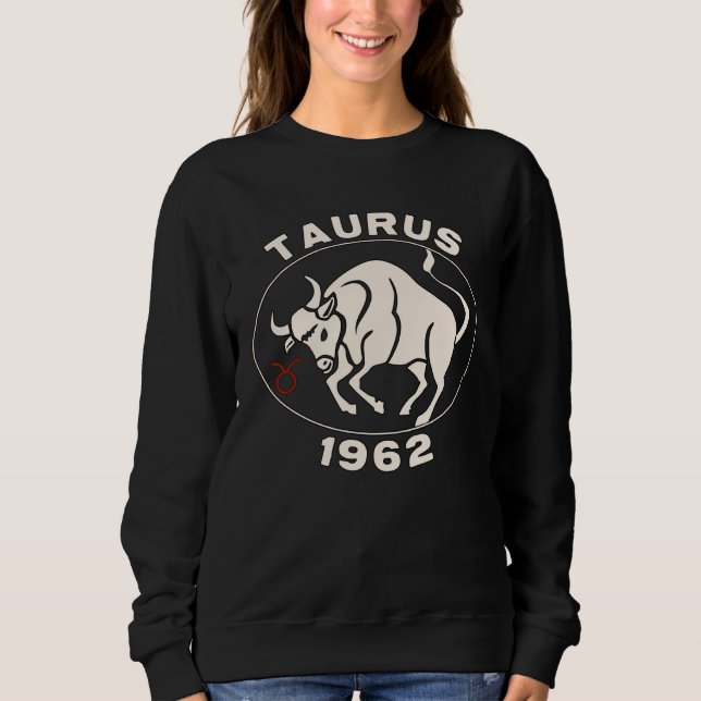 Horoscope Zodiac Sign Bull Taurus 1962 T Shirt (Framsida)