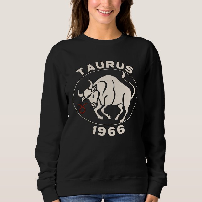 Horoscope Zodiac Sign Bull Taurus 1966 T Shirt (Framsida)