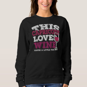 Horoscope Zodiac Sign Capricorn Kärlek Vin T Shirt