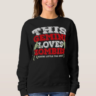 Horoscope Zodiac Sign Gemini Kärlek Zombies T Shirt