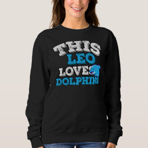 Horoscope Zodiac Sign Leo Kärlek Dolphins T Shirt