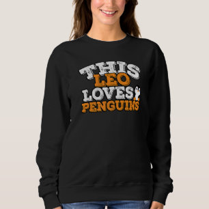 Horoscope Zodiac Sign Leo Kärlek Penguins T Shirt