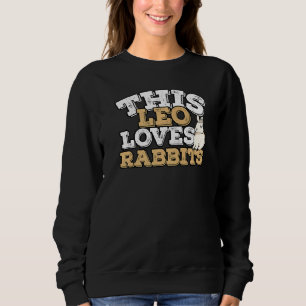 Horoscope Zodiac Sign Leo Kärlek Rabbits T Shirt