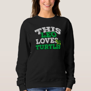 Horoscope Zodiac Sign Leo Kärlek Turtles T Shirt