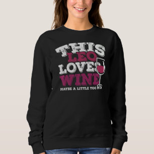 Horoscope Zodiac Sign Leo Kärlek Vin T Shirt
