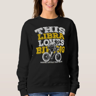 Horoscope Zodiac Sign Libra Kärlek Biking T Shirt