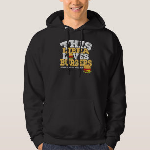 Horoscope Zodiac Sign Libra Kärlek Burgers Hoodie