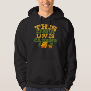 Horoscope Zodiac Sign Libra Kärlek Camping Hoodie