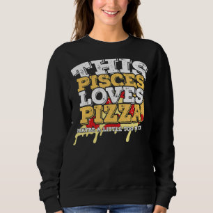 Horoscope Zodiac Sign Pisces Kärlek Pizza T Shirt