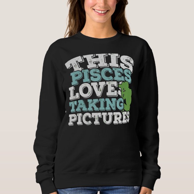 Horoscope Zodiac Sign Pisces Kärlek tar Bilder T Shirt (Framsida)