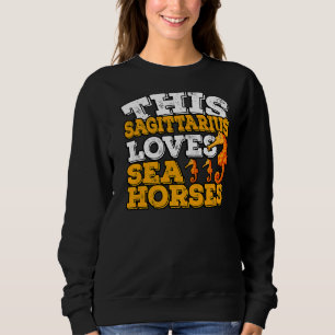Horoscope Zodiac Sign Sagittarius Kärlek Sea Horse T Shirt