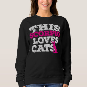 Horoscope Zodiac Sign Scorpio Kärlek Cats T Shirt