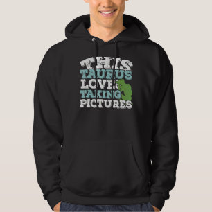 Horoscope Zodiac Sign Taurus Kärlek tar Bilder Hoodie