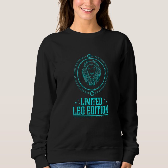 Horoscope Zodiac Signs Leo I Lejon Edition T Shirt (Framsida)