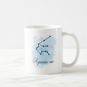 Horoskop för blåttvattenfärgAquarius Kaffemugg