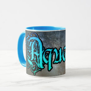 Horoskopet undertecknar Aquariuskaffemuggen Mugg